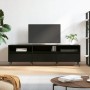 Mueble de TV madera contrachapada negro 150x30x44,5 cm de vidaXL, Muebles TV - Ref: Foro24-831253, Precio: 100,48 €, Descuent...