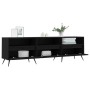 Mueble de TV madera contrachapada negro 150x30x44,5 cm de vidaXL, Muebles TV - Ref: Foro24-831253, Precio: 100,48 €, Descuent...