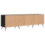 Mueble de TV madera contrachapada negro 150x30x44,5 cm de vidaXL, Muebles TV - Ref: Foro24-831253, Precio: 100,48 €, Descuent...