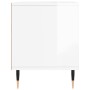 Mueble de TV madera contrachapada blanco brillo 100x34,5x44,5cm de vidaXL, Muebles TV - Ref: Foro24-831230, Precio: 80,61 €, ...