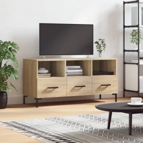 Mueble de TV madera de ingeniería roble Sonoma 102x36x50 cm de vidaXL, Muebles TV - Ref: Foro24-829039, Precio: 84,06 €, Desc...