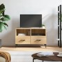Mueble para TV madera contrachapada roble ahumado 80x36x50 cm de vidaXL, Muebles TV - Ref: Foro24-828975, Precio: 67,74 €, De...
