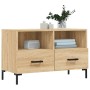 Mueble para TV madera contrachapada roble ahumado 80x36x50 cm de vidaXL, Muebles TV - Ref: Foro24-828975, Precio: 67,74 €, De...
