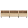 Mueble de TV madera contrachapada roble Sonoma 150x30x44,5 cm de vidaXL, Muebles TV - Ref: Foro24-831303, Precio: 98,68 €, De...