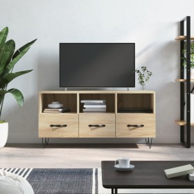 Mueble de TV madera de ingeniería roble Sonoma 102x36x50 cm de vidaXL, Muebles TV - Ref: Foro24-829031, Precio: 81,95 €, Desc...