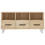 Mueble de TV madera de ingeniería roble Sonoma 102x36x50 cm de vidaXL, Muebles TV - Ref: Foro24-829031, Precio: 81,95 €, Desc...