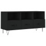 Mueble de TV madera de ingeniería negro 102x36x50 cm de vidaXL, Muebles TV - Ref: Foro24-829029, Precio: 79,65 €, Descuento: %