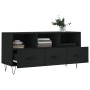 Mueble de TV madera de ingeniería negro 102x36x50 cm de vidaXL, Muebles TV - Ref: Foro24-829029, Precio: 79,65 €, Descuento: %