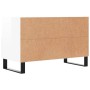 Mueble de TV madera contrachapada blanco brillo 80x36x50 cm de vidaXL, Muebles TV - Ref: Foro24-828998, Precio: 62,18 €, Desc...