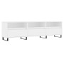 Mueble de TV madera contrachapada blanco 150x30x44,5 cm de vidaXL, Muebles TV - Ref: Foro24-831300, Precio: 74,06 €, Descuent...