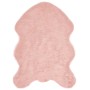 Alfombra de Imitación de Piel de Oveja Tafalla Rosa 60 x 90 cm en Alfombras | Comprar online en Foru.es