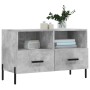 Mueble para TV madera contrachapada gris hormigón 80x36x50 cm de vidaXL, Muebles TV - Ref: Foro24-828984, Precio: 51,98 €, De...
