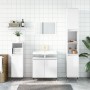 Armario de baño madera de ingeniería blanco brillo 58x33x60 cm de vidaXL, Tocadores de baño - Ref: Foro24-831574, Precio: 49,...