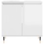 Armario de baño madera de ingeniería blanco brillo 58x33x60 cm de vidaXL, Tocadores de baño - Ref: Foro24-831574, Precio: 49,...