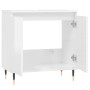 Armario de baño madera de ingeniería blanco brillo 58x33x60 cm de vidaXL, Tocadores de baño - Ref: Foro24-831574, Precio: 49,...