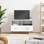Mueble de TV madera contrachapada blanco brillo 80x36x50 cm de vidaXL, Muebles TV - Ref: Foro24-828950, Precio: 47,84 €, Desc...