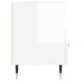 Mueble de TV madera contrachapada blanco brillo 80x36x50 cm de vidaXL, Muebles TV - Ref: Foro24-828950, Precio: 47,84 €, Desc...