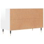 Mueble de TV madera contrachapada blanco brillo 80x36x50 cm de vidaXL, Muebles TV - Ref: Foro24-828950, Precio: 47,84 €, Desc...
