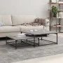 Mesas de centro apilables 2 pzas madera ingeniería gris Sonoma de vidaXL, Mesas de centro - Ref: Foro24-832821, Precio: 76,31...