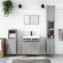 Armario de baño madera de ingeniería gris Sonoma 58x33x60 cm de vidaXL, Tocadores de baño - Ref: Foro24-831586, Precio: 42,16...