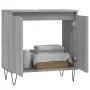 Armario de baño madera de ingeniería gris Sonoma 58x33x60 cm de vidaXL, Tocadores de baño - Ref: Foro24-831586, Precio: 42,16...