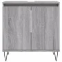 Armario de baño madera de ingeniería gris Sonoma 58x33x60 cm de vidaXL, Tocadores de baño - Ref: Foro24-831586, Precio: 42,16...