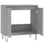 Armario de baño madera de ingeniería gris Sonoma 58x33x60 cm de vidaXL, Tocadores de baño - Ref: Foro24-831586, Precio: 42,64...