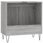 Armario de baño madera de ingeniería gris Sonoma 58x33x60 cm de vidaXL, Tocadores de baño - Ref: Foro24-831586, Precio: 42,64...