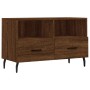 Mueble para TV madera contrachapada roble marrón 80x36x50 cm de vidaXL, Muebles TV - Ref: Foro24-828995, Precio: 69,60 €, Des...