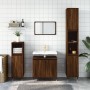 Armario de baño madera de ingeniería marrón roble 58x33x60 cm de vidaXL, Tocadores de baño - Ref: Foro24-831579, Precio: 43,1...