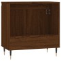 Armario de baño madera de ingeniería marrón roble 58x33x60 cm de vidaXL, Tocadores de baño - Ref: Foro24-831579, Precio: 43,1...