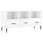 Mueble de TV madera contrachapada blanco brillo 102x36x50 cm de vidaXL, Muebles TV - Ref: Foro24-829054, Precio: 61,52 €, Des...