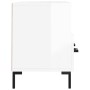 Mueble de TV madera contrachapada blanco brillo 102x36x50 cm de vidaXL, Muebles TV - Ref: Foro24-829038, Precio: 62,88 €, Des...
