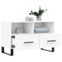 Mueble para TV madera contrachapada blanco 80x36x50 cm de vidaXL, Muebles TV - Ref: Foro24-828996, Precio: 70,22 €, Descuento: %