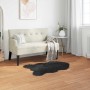 Alfombra de Imitación de Piel de Oveja Tafalla Negro 60 x 90 cm en Alfombras | Comprar online en Foru.es