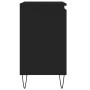 Armario de baño madera de ingeniería negro 58x33x60 cm de vidaXL, Tocadores de baño - Ref: Foro24-831581, Precio: 50,46 €, De...
