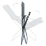 Sillas de playa plegables 2 unidades tela gris de vidaXL, Sillas de jardín - Ref: Foro24-47905, Precio: 101,31 €, Descuento: %