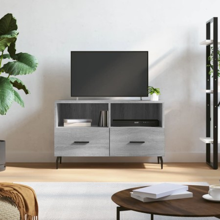 Mueble de TV madera de ingeniería gris Sonoma 80x36x50 cm de vidaXL, Muebles TV - Ref: Foro24-828994, Precio: 50,65 €, Descue...