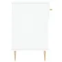 Banco zapatero madera de ingeniería blanco 102x35x55 cm de vidaXL, Zapateros y organizadores de calzado - Ref: Foro24-829724,...