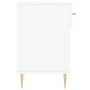Banco zapatero madera de ingeniería blanco 102x35x55 cm de vidaXL, Zapateros y organizadores de calzado - Ref: Foro24-829724,...
