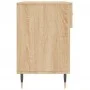 Banco zapatero madera de ingeniería roble Sonoma 102x35x55 cm de vidaXL, Zapateros y organizadores de calzado - Ref: Foro24-8...