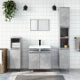 Armario de baño madera de ingeniería gris hormigón 58x33x60 cm de vidaXL, Tocadores de baño - Ref: Foro24-831584, Precio: 48,...