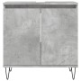 Armario de baño madera de ingeniería gris hormigón 58x33x60 cm de vidaXL, Tocadores de baño - Ref: Foro24-831584, Precio: 48,...