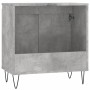 Armario de baño madera de ingeniería gris hormigón 58x33x60 cm de vidaXL, Tocadores de baño - Ref: Foro24-831584, Precio: 48,...