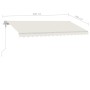 Toldo de pie automático crema 400x300 cm en Toldos | Comprar online en Foru.es