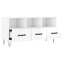 Mueble de TV madera contrachapada blanco brillo 102x36x50 cm de vidaXL, Muebles TV - Ref: Foro24-829030, Precio: 58,78 €, Des...