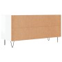 Mueble de TV madera contrachapada blanco brillo 102x36x50 cm de vidaXL, Muebles TV - Ref: Foro24-829030, Precio: 58,78 €, Des...