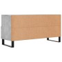 Mueble de TV madera de ingeniería gris hormigón 102x36x50 cm de vidaXL, Muebles TV - Ref: Foro24-829064, Precio: 82,80 €, Des...