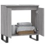 Armario de baño madera de ingeniería gris Sonoma 58x33x60 cm de vidaXL, Muebles de baño - Ref: Foro24-831594, Precio: 44,52 €...
