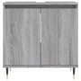 Armario de baño madera de ingeniería gris Sonoma 58x33x60 cm de vidaXL, Tocadores de baño - Ref: Foro24-831578, Precio: 44,32...